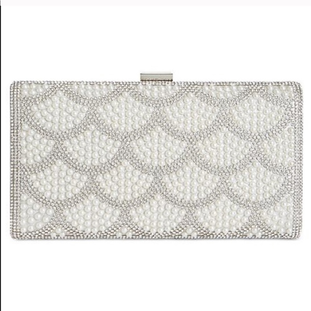 INC Bridal Beaded Clutch